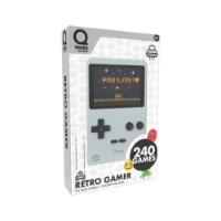 Igralna konzola QWARE Retro Gamer, 2,8" ekran, 240 igara, siva