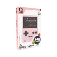Igralna konzola QWARE Retro Gamer, 2,8" ekran, 240 igara, roza