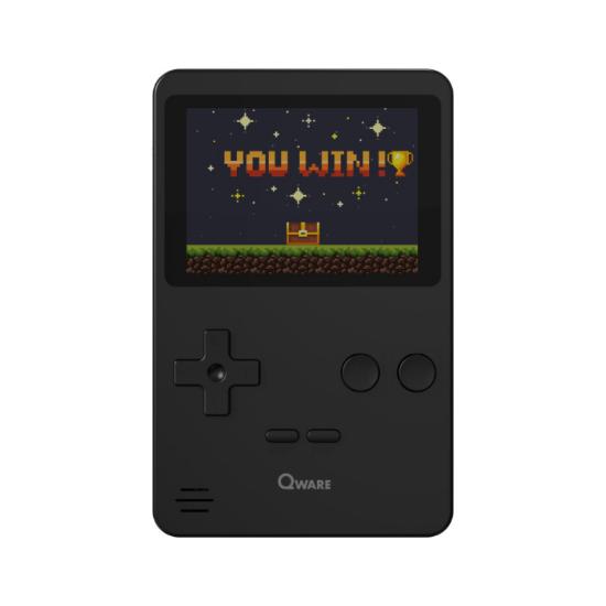 Igralna konzola QWARE Retro Gamer, 2,8" ekran, 240 igara, črna