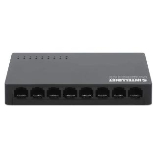Switch INTELLINET 561754, 10/100/1000 Mbps, 8-port, plastično kućište, kabel Cat6 1m