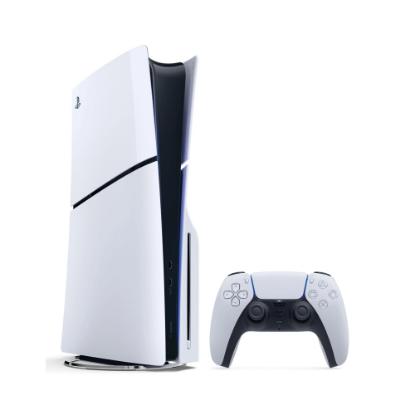 Igralna konzola SONY PlayStation 5 Slim D Chassis, 1TB SSD, Blu-ray, DualSense kontroler, bela