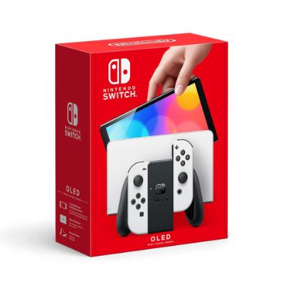Igralna konzola NINTENDO Switch, OLED, White Joy-Con