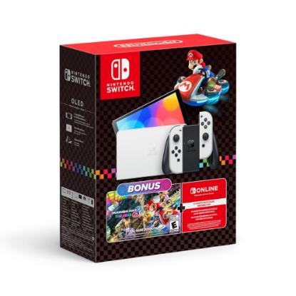 Igralna konzola NINTENDO Switch OLED Mario Kart 8 Deluxe, 12 mjeseci NSO