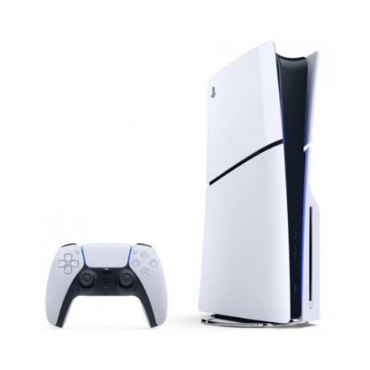 Igralna konzola SONY PlayStation 5 Slim D Chassis, 1TB SSD, Blu-ray, DualSense kontroler, bela