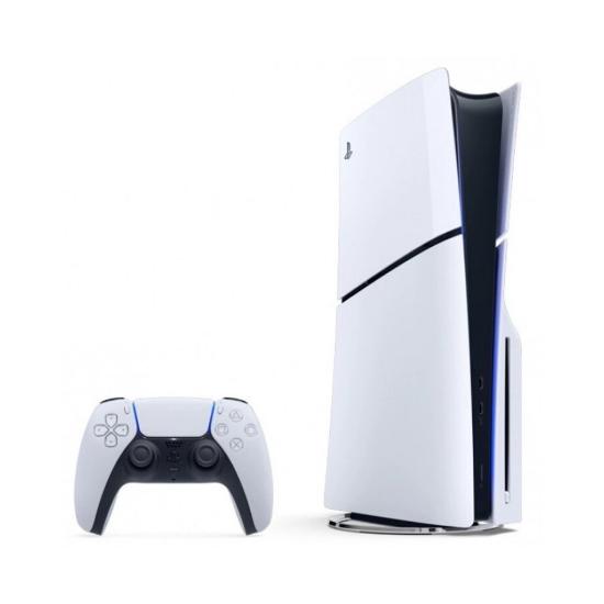 Igralna konzola SONY PlayStation 5 Slim D Chassis, 1TB SSD, Blu-ray, DualSense kontroler, bela