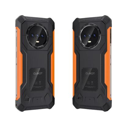 Pametni telefon CUBOT King Kong ES, 6,56", 6GB, 128GB, Android 14, crno-narančasti + Pametni sat CUBOT C28, črni