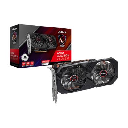 Grafična kartica ASROCK Radeon RX 6500 XT Phantom Gaming D OC, 4GB GDDR6