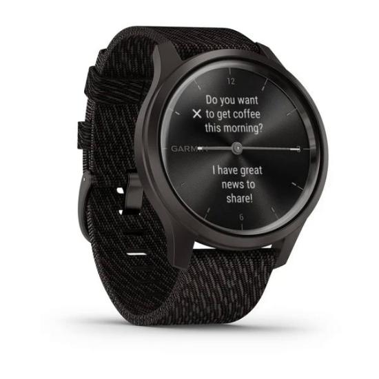 Pametna ura GARMIN Vivomove Style 42mm, HR, slate črni