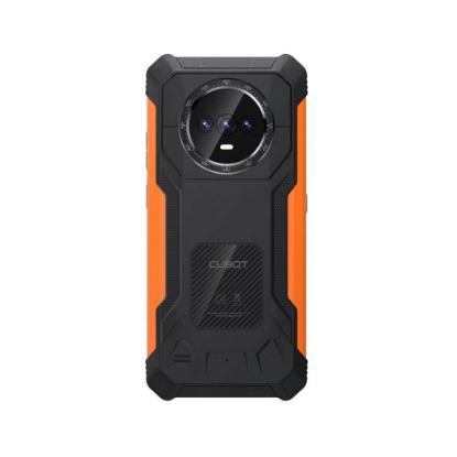 Pametni telefon CUBOT King Kong ES, 6,56", 6GB, 128GB, Android 14, crno-narančasti + Pametni sat CUBOT C28, črni