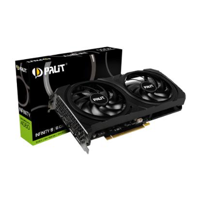 Grafična kartica PALIT GeForce RTX 4060 Infinity 2, 8GB GDDR6