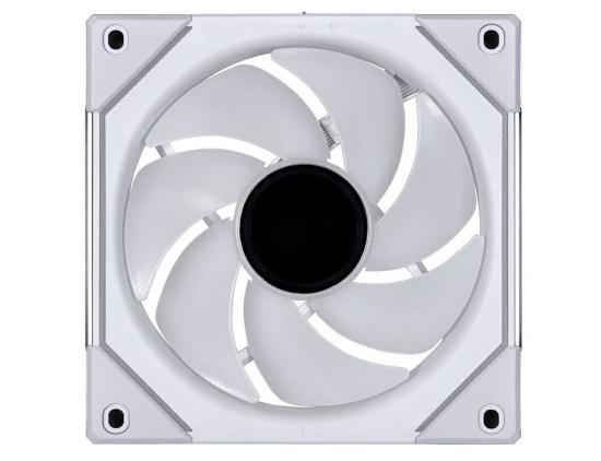 Ventilator LIAN LI Uni Fan SL-INFINITY 120 ARGB PWM, 120mm, beli, 3 ventilatora, krmilnik