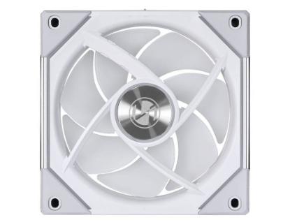 Ventilator LIAN LI Uni Fan SL-INFINITY 120 ARGB PWM, 120mm, beli, 3 ventilatora, krmilnik