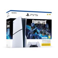 Igralna konzola SONY PlayStation 5 Slim D Chassis, 1TB SSD, Blu-ray, DualSense kontroler, bela, Fortnite Cobalt Star Voucher