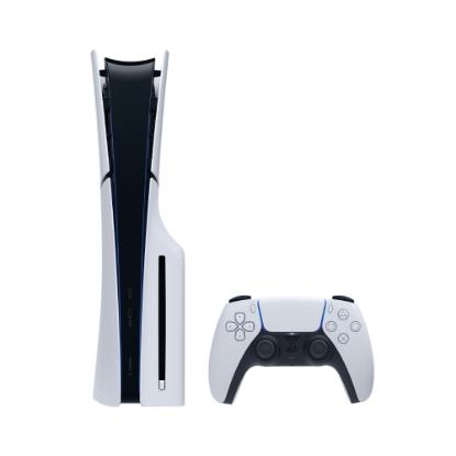 Igralna konzola SONY PlayStation 5 Slim D Chassis, 1TB SSD, Blu-ray, DualSense kontroler, bela, Fortnite Cobalt Star Voucher