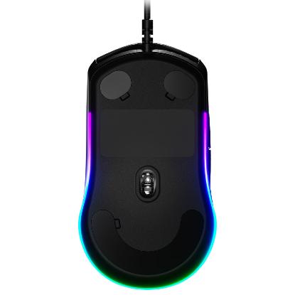 Miška STEELSERIES Rival 3, optički, RGB, 8500 CPI, mat črni, USB