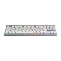 Tipkovnica LOGITECH Gaming G515 Lightspeed TKL, Tactile switch, RGB, mehanička, brezžična, US Layout, USB, bela
