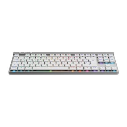 Tipkovnica LOGITECH Gaming G515 Lightspeed TKL, Tactile switch, RGB, mehanička, brezžična, US Layout, USB, bela