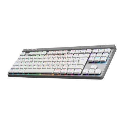 Tipkovnica LOGITECH Gaming G515 Lightspeed TKL, Tactile switch, RGB, mehanička, brezžična, US Layout, USB, bela