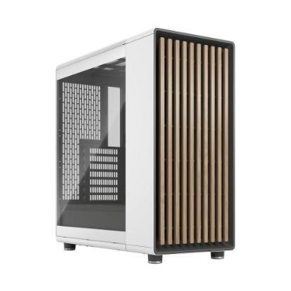 Ohišje FRACTAL DESIGN North TG Clear, ATX, belo, bez napajalnika