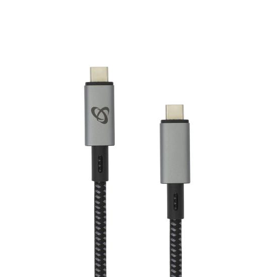 Kabel SBOX, USB-C 3.1 (M) na USB-C 3.1 (M), 100W, 1.5m, črni
