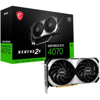 Grafična kartica MSI GeForce RTX 4070 Ventus 2X E OC, 12GB GDDR6X