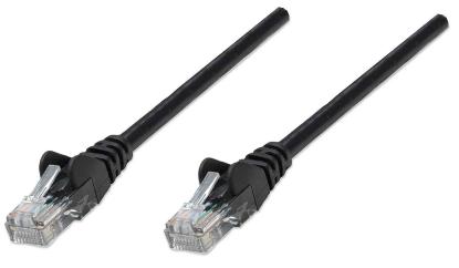 Kabel INTELLINET, patch CAT6, U/UTP, crni, 15m