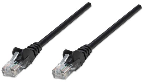 Kabel INTELLINET, patch CAT6, U/UTP, crni, 15m