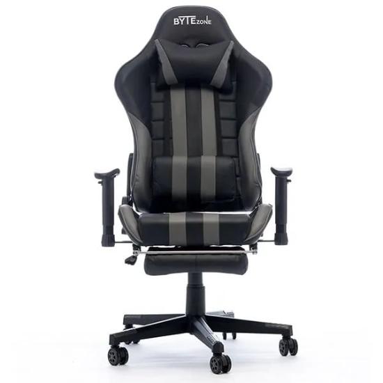Gaming stolica BYTEZONE Python, crno-sivi