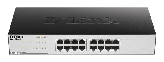 Switch D-LINK GO-SW-16G, Gigabit GOSwitch, 10/100/1000 Mbps, 16-port