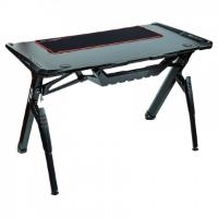 Gaming stol BYTEZONE GT06 Advanced, LED-RGB, podloga za tipkovnicu/miš, crni