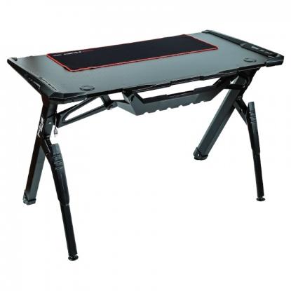 Gaming stol BYTEZONE GT06 Advanced, LED-RGB, podloga za tipkovnicu/miš, crni