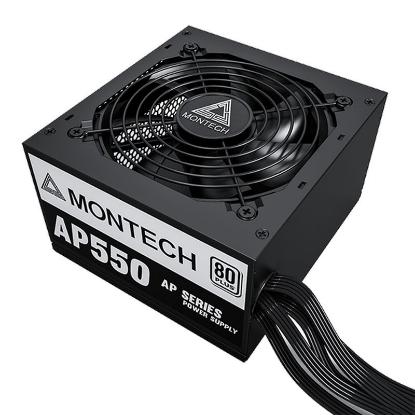Napajlnik 550W, MONTECH APX550, ATX, 120mm vent. 80+ White