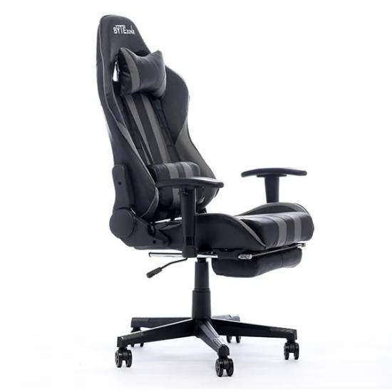 Gaming stolica BYTEZONE Python, crno-sivi