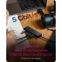 USB HUB ICY BOX IB-HUB1424-C3, USB-A/C na 4x USB-A 3.2 Gen 1