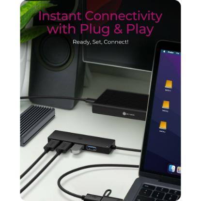 USB HUB ICY BOX IB-HUB1424-C3, USB-A/C na 4x USB-A 3.2 Gen 1