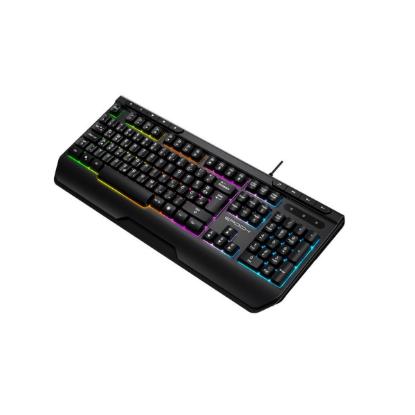 Tipkovnica EPOCH Tethys, Rainbow, membranska, črna, UK/SLO/HR layout, USB