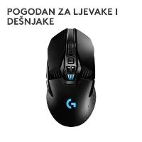 Miška LOGITECH Gaming G903 Hero, bežični, 25600dpi, črni, USB