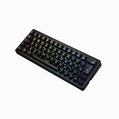 Tipkovnica EPOCH Kari, RGB, mehanička, brezžična, BT, UK/SLO/HR layout, črna, USB