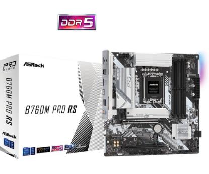 Matična plošća ASROCK B760M PRO RS, Intel B760, DDR5, mATX, s. 1700