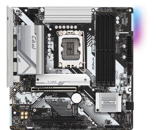 Matična plošća ASROCK B760M PRO RS, Intel B760, DDR5, mATX, s. 1700
