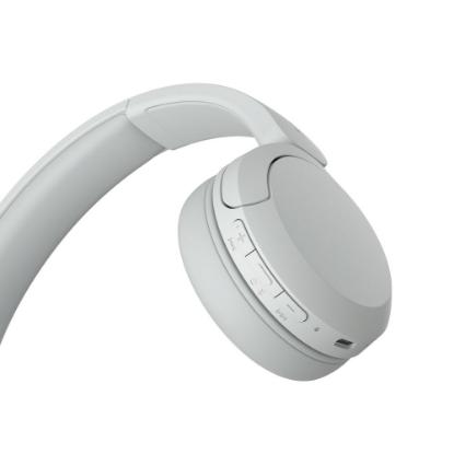 slušalke SONY WHCH520W.CE7, brezžične, bele