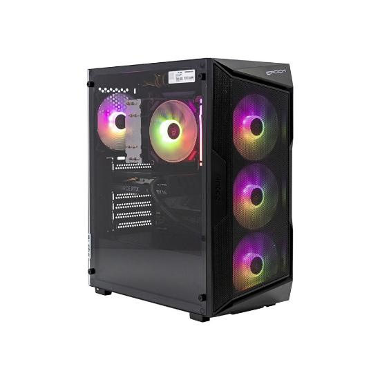 Računalnik EPOCH Sargas / Ryzen 5 7500F, 16GB DDR5, 1TB SSD NVMe, nVidia GeForce RTX 4060 8GB, WiFi, Windows 11, črno