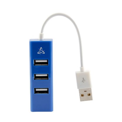 USB HUB SBOX H-204BL, 4-portni USB 2.0, plavi