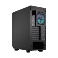 Ohišje FRACTAL DESIGN Meshify 2 Compact Lite RGB TG Light, ATX, črno, bez napajalnika