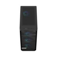 Ohišje FRACTAL DESIGN Meshify 2 Compact Lite RGB TG Light, ATX, črno, bez napajalnika