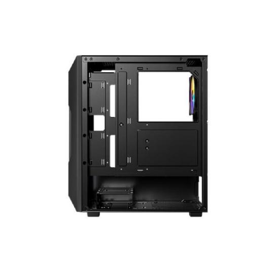 Ohišje EPOCH AX61 Elite, prozor, MIDI, ATX, črno, + 750W Atom V750 napajanje