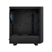 Ohišje FRACTAL DESIGN Meshify 2 Compact Lite RGB TG Light, ATX, črno, bez napajalnika
