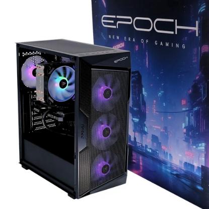 Računalnik EPOCH Antares / Core i5 14400F, 16GB DDR5, 1TB SSD NVMe, nVidia GeForce RTX 4060 Ti 16GB, WiFi, Windows 11, črno