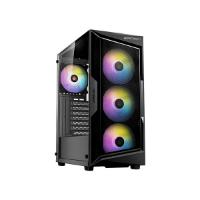 Ohišje EPOCH AX61 Elite, prozor, MIDI, ATX, črno, + 750W Atom V750 napajanje