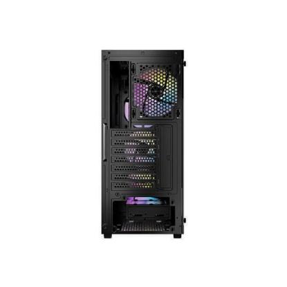 Ohišje EPOCH AX61 Elite, prozor, MIDI, ATX, črno, + 750W Atom V750 napajanje